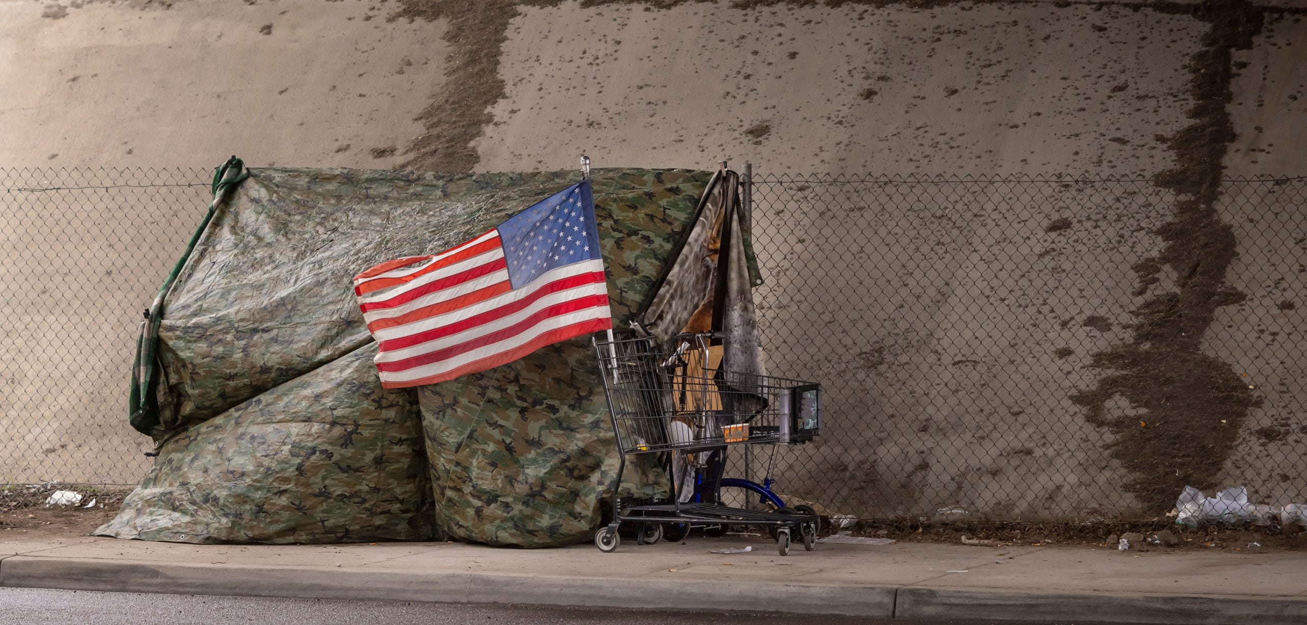 Homeless Veterans Tent